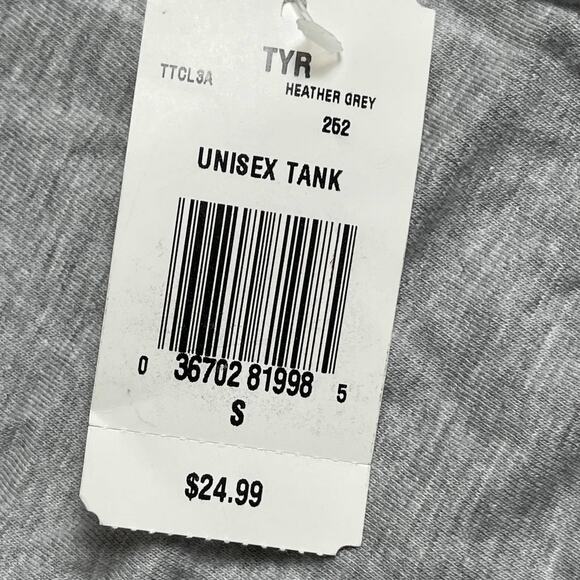 TYR Unisex Pro Swim Series 2019 Clovis CA Tank Tee - Grey - Size Small - Picture 5 of 7